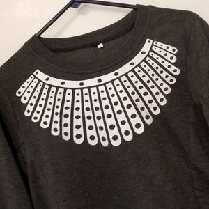 RBG collar printed sweatshirt